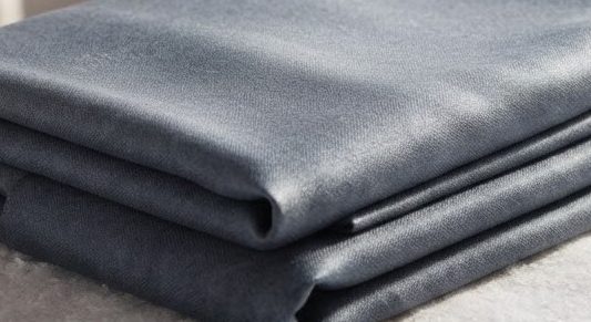 Slate Grey Fine Pashmina — detail view