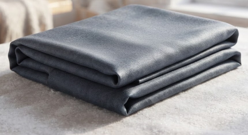 Slate Grey Fine Pashmina — Featherweight Weave